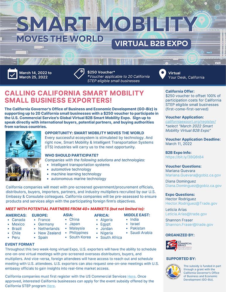 CS Smart Mobility Virtual B2B Global Expo
