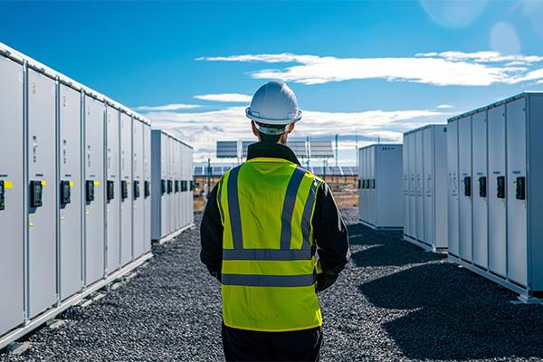 international collab Tech in safety vest