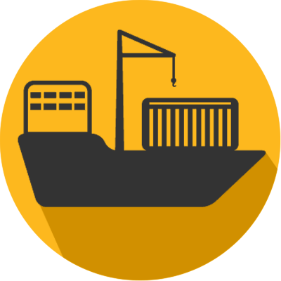 sea port ship icon