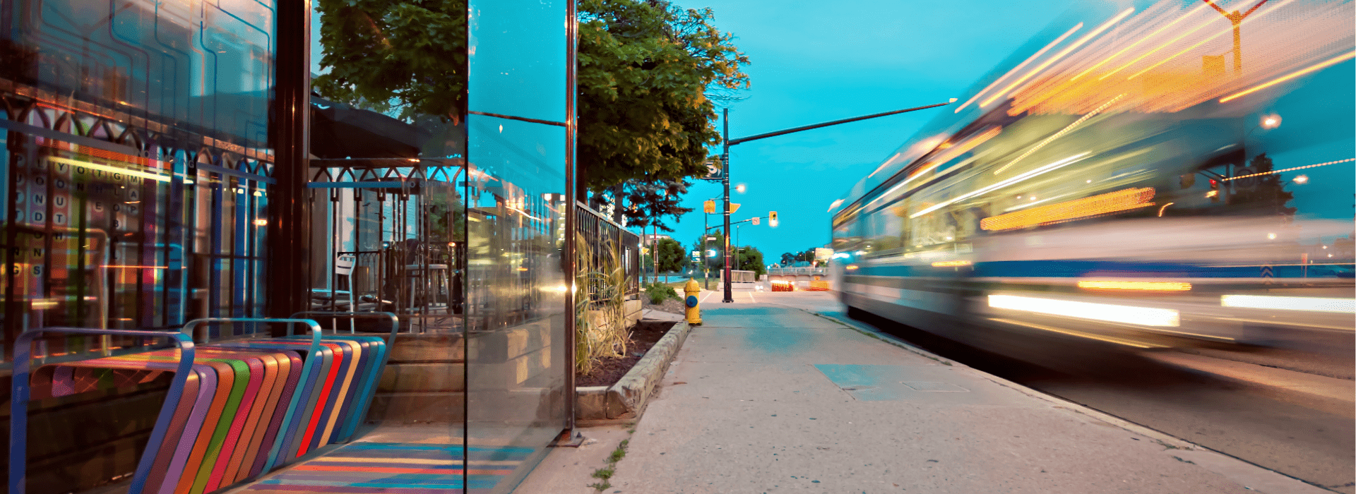 City sidewalk
